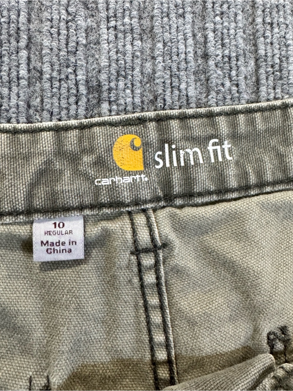 Carhartt double knee slim‎ fit 10R - Picture 3 of 8